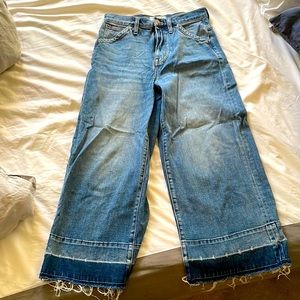 Madewell Wide-legged Crop Jeans